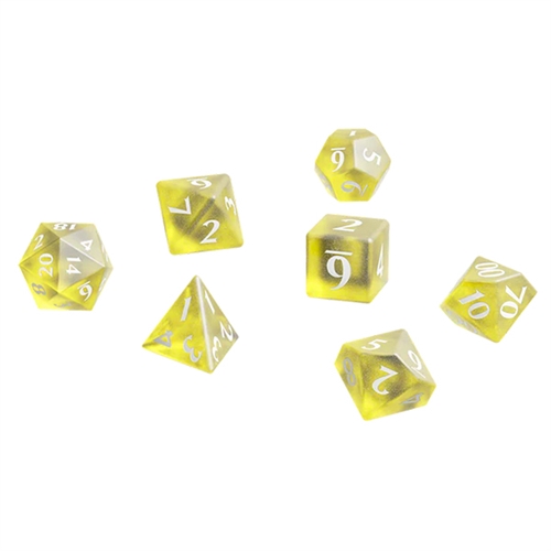 Eclipse 11 Dice Set - Lemon Yellow - Polyhedral Rollespils Terning Sæt - Ultra Pro